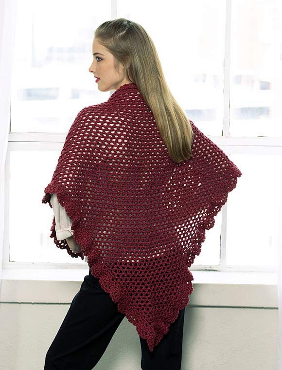 triangular Shawl to crochet